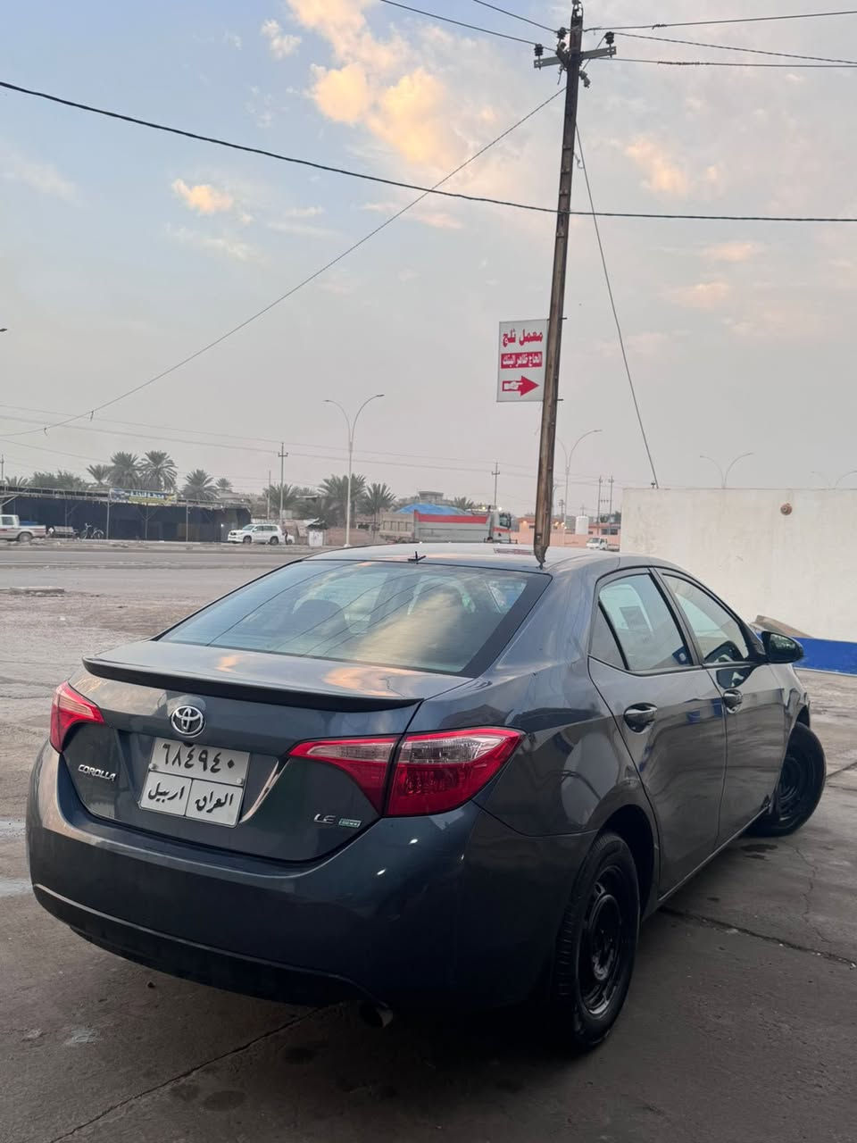 كورلا وارد امريكي موديل 2017 LE
ماشي 90 
جاملق وبونيد   بدون دواخل 
رقم اربيل 

مكانها صلاح الدين قضاء بيجي 
سعر130 
وبيها مجال حك الجية 
*********** واتساب+ اتصال
