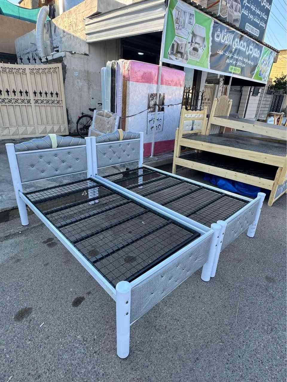 وصول واجب جديد من سرير حديد حجم كبير و حجم صغير بجميع الوان مختلف و موديلت مختلف
 
مع تفليش اسعاره تحطيم اسعاره 
رقم موبايل ***********
عنوان سيدين حي النصر مقابيل مركز عروبه معرض حمدي اللاثاث 
يتوفر توصيل الى جميع مناطق كركوك كركوك, العراق
