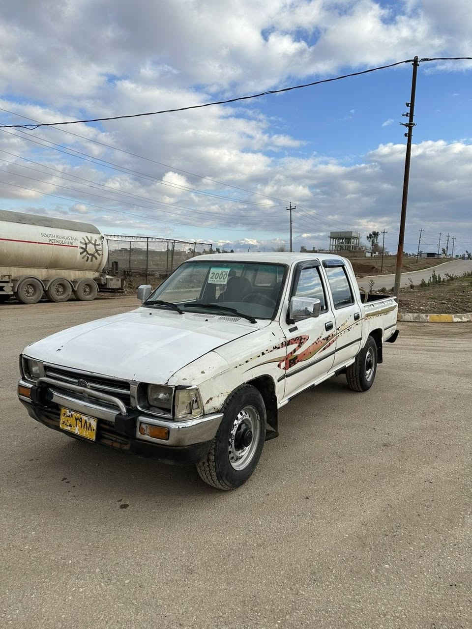 تؤيتا مؤديل 2000 ئارمي پلاستيك سليماني
گير و مه كينه و عه كسل به شه رت پاوه ري زؤر نه رمه  4 تايه ي لؤك كوشن و گاعي و سه قف و ناو ده رگا لؤك هه يكه لي زؤر جوانه كيشي زؤر به قووه ته كاره باي گشتي مه زبوت سعري 27 گه لاو تؤزيك معامه له ***********
*********** شمشمل, السليمانية
