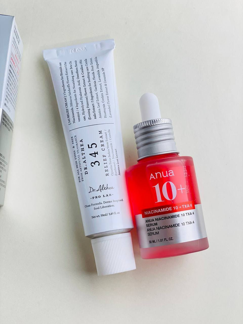 عرض الثنائي السحري لجمال البشرة ✨💯
ليش نحب نخلط كريم ٣٤٧ الثيا مع سيروم انوا النياسيناميد؟ 👩🏻‍🔬

النياسيناميد يقلل التصبغات ويهدئ الالتهاب، وكريم 347 يرطّب بعمق ويعيد ترميم البشرة بعد التقشير أو الجفاف!
يعني مع بعض = تفتيح + ترميم + تهدئة 🔁✨
مناسب لآثار الحبوب وحتى للبشرة الحساسة بعد الالتهاب ❤️
للطلب والاستفسار تواصل معنا عل خاص 
يوجد خدمه توصيل لجميع محافظات العراق 5الاف 🚕


**إذا كنت صاحب هذا الإعلان وتريد حذفه لأي سبب، رجاءا أرسل رسالة إلى الدعم الفني**