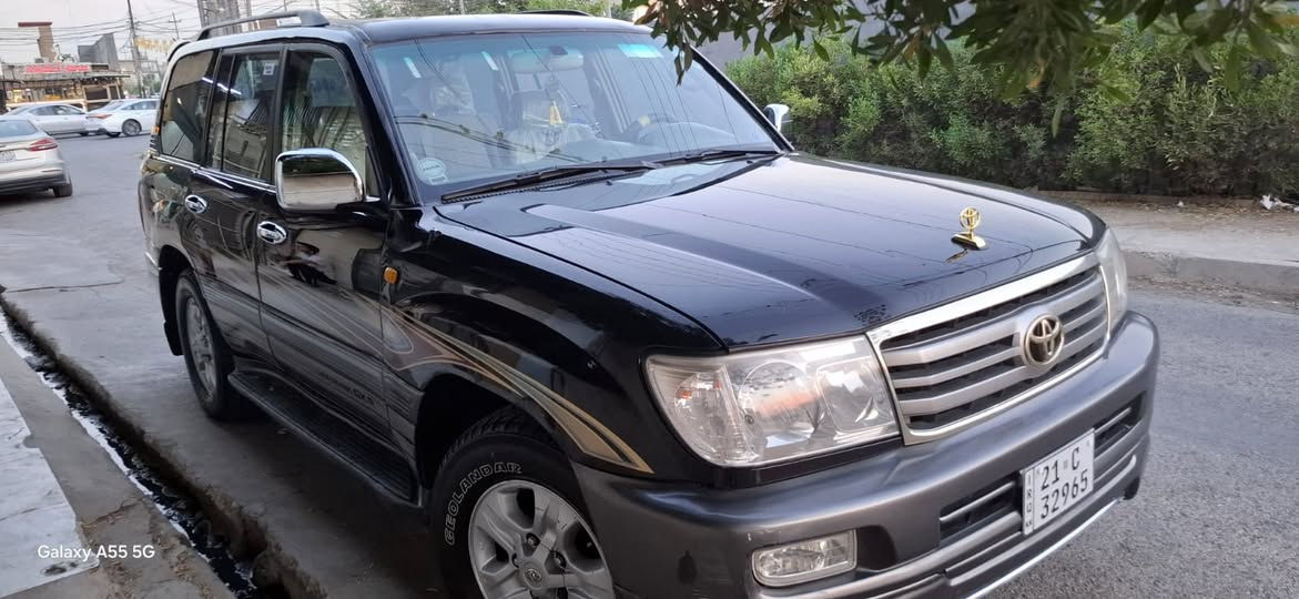 تويوتا لاندكروزر 2006 مونيكا GXR

اللون أسود

فول مواصفات سلايد

ثلاجة، أربع جامات أوتو

3 صفوف كوشن، تبريد مركزي

، كلش حلوة

السيارة باقيـة بكل شيها

بشرط الكهرباء

ما بيها صرف ولا دخان

بس بيها 3 جملوخ و قدّام مصبوغ + 20 سم سقف مصبوخ 

گير ومكينة بشرط
ماشیة 80 الف كم حقیقي

سیارة جدیدة بلجیس 

رقم و سنوية و فحص و هزة جدید
نظيفة كلش وما بيها أي خلل
رقم اانگلیزی محافض سلیمانی سنوی جدید  بااسمی 

أرقام المالك: ***********
سعر//17200$
 عنوان اربیل
