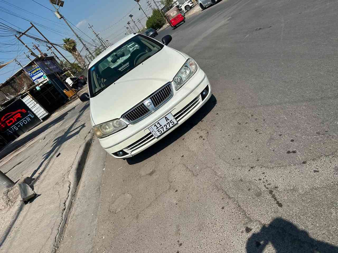 نيسان سني ياباني 2008خليجيً بيها صبغ جنه وجاملغ فقط بدون دواخل مكينه كير حداديه تخم تاير تبريد ثلج اوتوماتيك 
بس الجام عادي 
السعر 92وبيها مجال السكن غزاليه شارع المشجر 
***********
