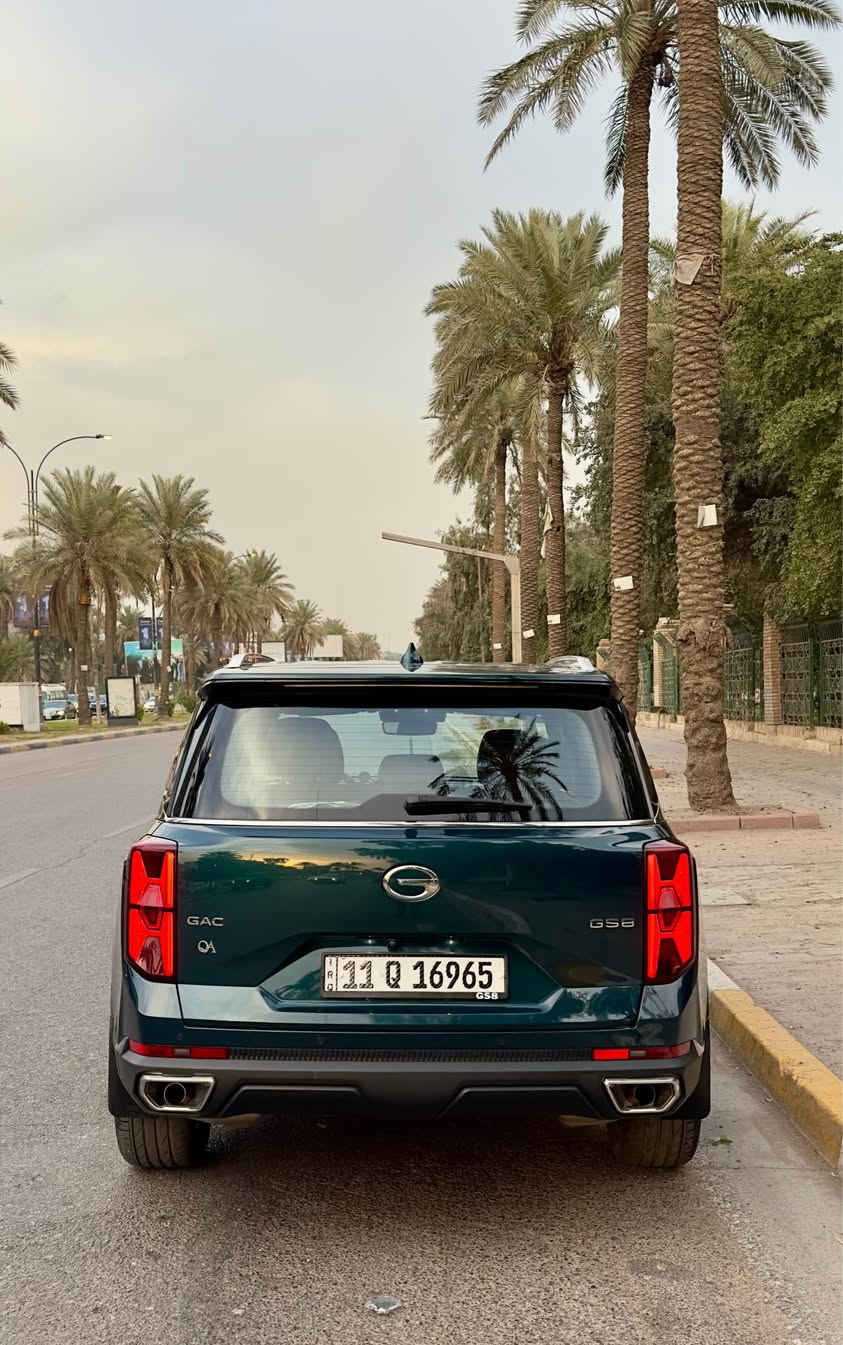 🚗 للبيع – GAC GS8 فئة GT

📍 الموقع: [بغداد-المنصور]

📅 الموديل: [2024]

🛠️ الحالة: [مستخدمة - عداد الكيلو متر  10,000]

💚 اللون: [زيتوني]

🔧 المحرك: 2.0L تيربو

⚙️ الكير: أوتوماتيك 8 نمره (8-speed automatic AT)

🪑 المقاعد: 7 مقاعد الداخل اسود – المقاعد جلد فاخر لون اسود وزيتوني

🇨🇳 فئة GT ا– (FWD / 2WD)

المواصفات:

✅ شاشة كبيرة 14.6 إنج Apple CarPlay

✅ شحن الهاتف {Wireless}

✅ رادار أمامي وخلفي

✅ حساسات امامي وخلفي 

✅ داش كام بلادي 

✅ كاميرات 360° عدد 5

✅ تشغيل بصمة + دخول ذكي

✅ صندوق كهرباء

✅ تشغيل السيارة عن بعد 

✅ ويل كب حجم 20

✅ اشارة بالمرآة 

✅ تبريد مقاعد الأمامية 

✅ سقف بانوراما

✅ مثبت سرعة ذكي + شفتات ستيرن

✅ أنوار LED أمامية وخلفية

✅ مكيف مستقل خلفي 3 قطع  شركة AISIN اليابانية

✅ نظام صوتي فاخر

✅ وسائد هوائية (Air bag)عدد 10 

✅ بصمة عدد 2 

الاضافات : 
1- واقيات مطرية مال شركة اصلي 
2- مطريات نفس لون السيارة
3-ارضيات اضافة لارضيات السيارة الاصلية

2 تبديلات دهن وفلتر مجاناً  ضمان شركة 5 سنوات 

ملاحظة : بيها شخط صغير باب السايق مال خباثة و رصعه بالصندوق كما موضح في الصورة 

💰 السعر المطلوب: 38 مليون 

📞 التواصل وتساب : [***********] بغداد, العراق
