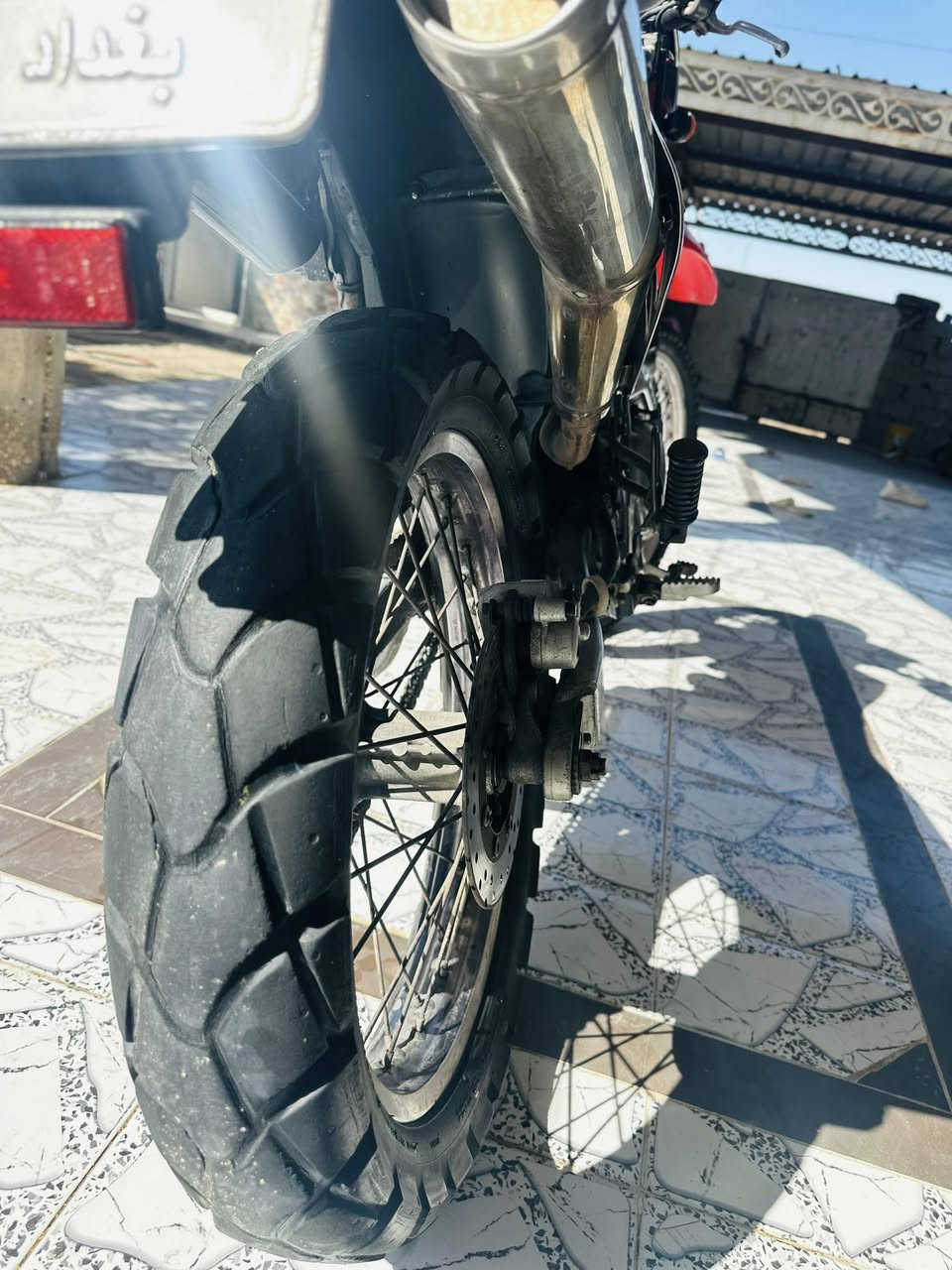 ‏سلام عليكم دراجة للبيع كاوسكي ربع مرقم العنوان علي الشرقي ***********
