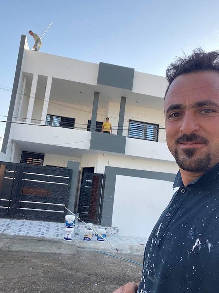 اعمالنا ديكورات جبس بورد مغربي ديكورات صبغ داخل وخارج 
ترميم بيوت قديمه *********** 
مكتب ديكورات صالح نقاش حي عسكري قرب ساحه بلوكً
