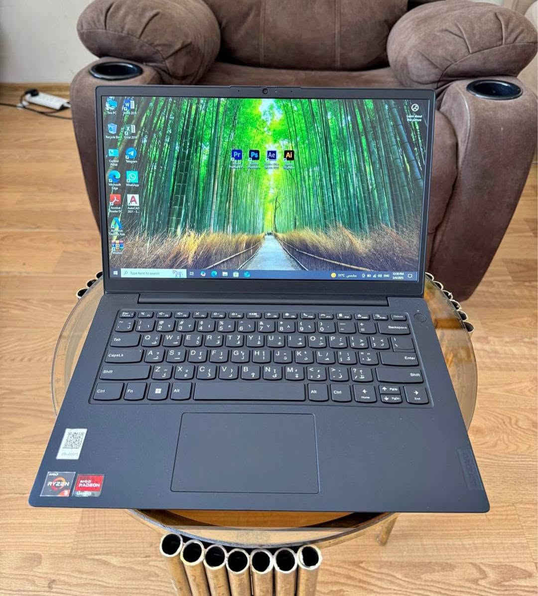 الوصف
السلام عليكم

لابتوب Lenovo K14 جيل 202212 وكرت شاشة خارجي 4كيكا سوبر سلم

مواصفاتها

Ryzen 5 5600u 12 12 جيل 15 معالج اقوى من

ذاكرة وصول عشوائي (RAM) سعة 16 جيجابايت من نوع DDR4 بتردد 2400 ميجاهرتز

الهارد من اقوى الانواع واسرعهن 256 Hard SSD NVME

AMD RADEON GRAPHICS كارت الشاشة خارجه

(4) كيكا مع الشير (10) كيكا

حجم الشاشة 14.1

کیبورد عربي انكليزي

منفذ الشحن تايب سي وشاحنتها تايب سي أصلي لينوفو وبيها منفذ تايب سي اخر لنقل البيانات والشحن

لابتوب نضافة 100 بالمية وتشغل اقوى البرامج الهندسية

والتصميم ومنصب عليها اوتوكاد 2021 وبرامج فوتوشوب

وبرنامج اكسو كاد تصميم الاسنان 3D
السعر 450 قفل 

للتواصل ***********

عنواني بغداد - حسينية المعامل
