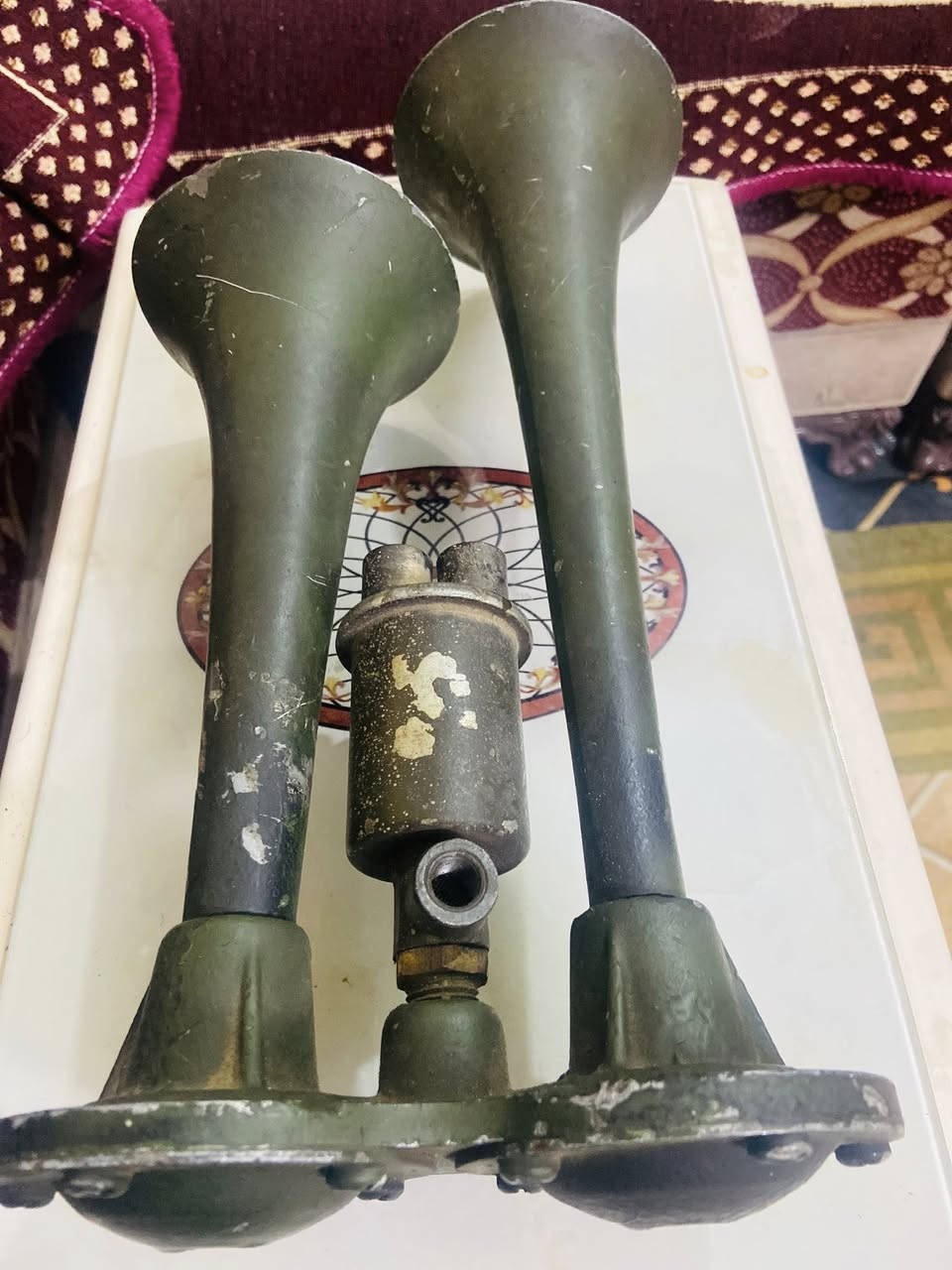 سلام عليكم
‏هورن  براد أمريكي ￼ أصلي 
‏الراغب بالشراء 
‏***********
‏السعر  ٣٠٠ الف وبي  مجال
 بغداد حي أور ￼
