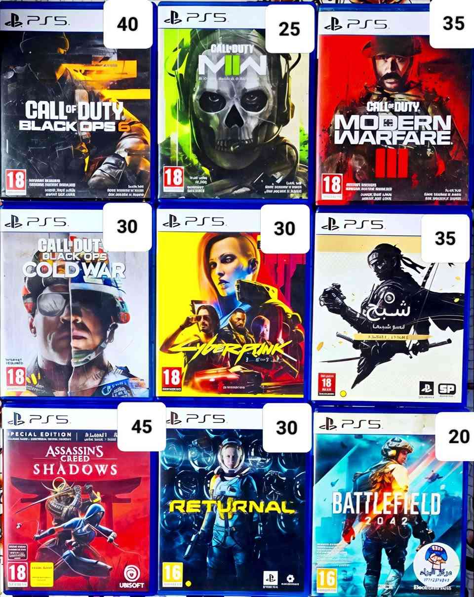 مستخدم PS4 وPS5  مجموعة كبيرة 
⚠️ حجز وتبديل عبر الخاص او واتساب 
 
✅تثبيت الحجز بالخاص برقم وعنوان لسرعة التثبيت
 ❗️واذا عندك مراوس ارسل شنو عندك..
—————————————————
🚌 كل محافظات العراق ب5 الف فقط 
—————————————————
 🗺 العنوان بغداد الحبيبيه قرب جامع ذو الفقار 
—————————————————
 💬 *********** واتساب 
—————————————————
للمزيد تابع الصفحة
