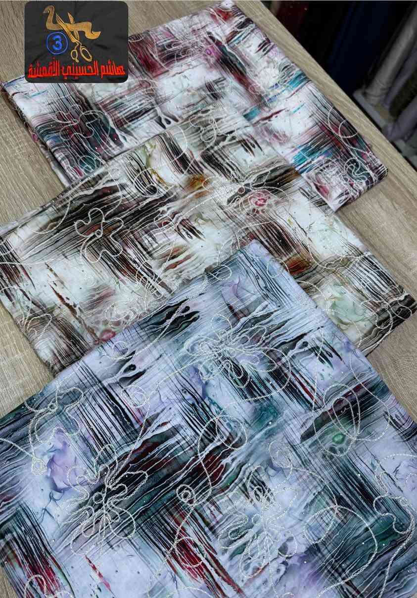 مساء الخير 🌹
و رجعنا وياكم بالبضائع الجميلة  والمميزة 😍
جديدنا 💯💯
#كشمير_مخور_حبل_ستراس
نقشات جميله ❤️
الحجز واتس آب فقط ***********
