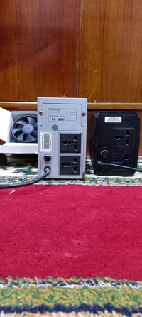 يو بي أس حاسبة 850VA عدد 2 نظيفات كلش بس يحتاج تبديل بطارية السعر 15 ف...