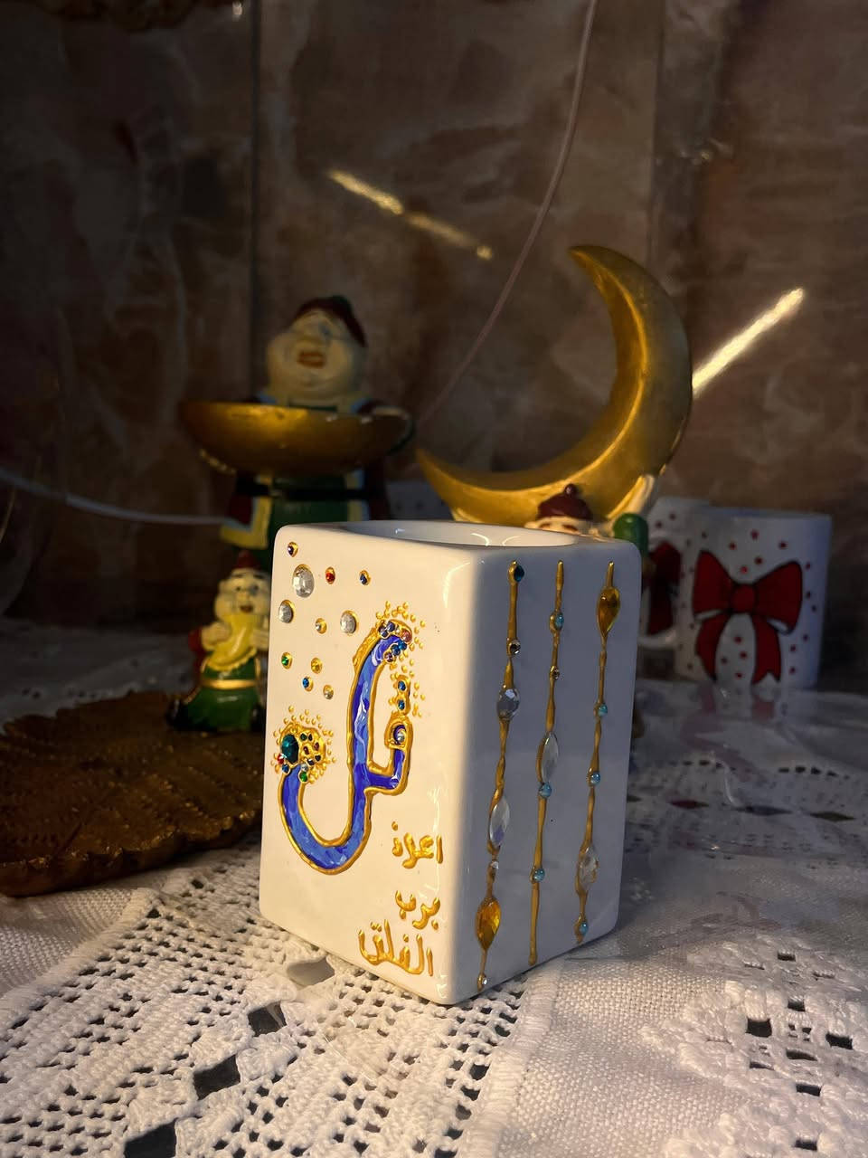 إذا تريد هدية مختلفة ومميزة 🎁
الكتابة على الزجاج بأجمل التصاميم ولمسة يدوية ✨
احجز قطعتك باسمك أو بعبارتك المفضلة 🤍
الطلب دايركت 📩


**إذا كنت صاحب هذا الإعلان وتريد حذفه لأي سبب، رجاءا أرسل رسالة إلى الدعم الفني**