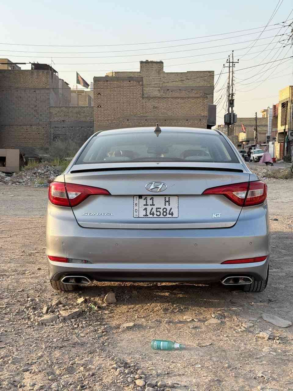 السلام عليكم من رخصت الادمن سوناتا 2016 خليجي مكينه 2400 دوش بيهه جوه قبع البانزين صبغ وذيل ووقماره بيهه حلوب شي بسيط رقم بغداد باسمي سعر 110. وبيهه مجال قليل ه‍*********** ابو حسن مكان بغداد الشعب
