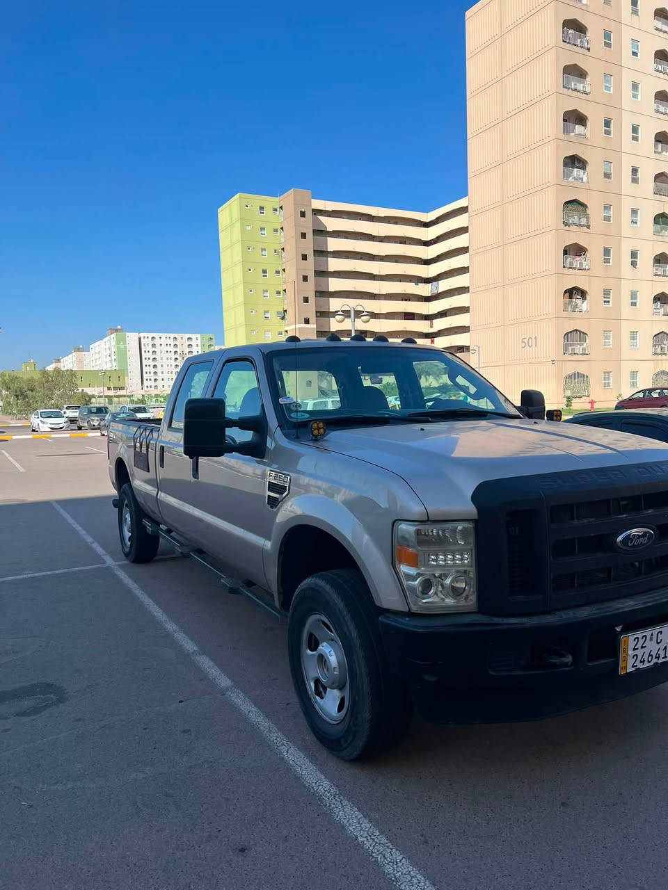 السلام عليكم
F250 XL 2008 5.4 V8

ماشية 85 الف كيلو 

رقم اربيل بأسمي تحويل مباشر

 رقم وهزة وفحص جدد

محرك گير كهربائيات تبريد تخم تاير كلها كفالة عامة  من الدعامية للدعامية لا صبغ ولا بارد بيها شخط صغير بصفحة اليسرى واليمنى على وضعهن 

منظومة غاز 100 لتر ايطالي 

السيارة جاهزة على آخر حباية 

السعر 130 ترهم مراوس بصالون

مكان السيارة بغداد 
الرقم : *********** واتساب او ماسنجر متواجد
