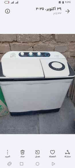 ثلاجه فول تجميد شرط فحص وغساله شغاله حجم كبير سعرن 100تصال علا رقم، ***********
