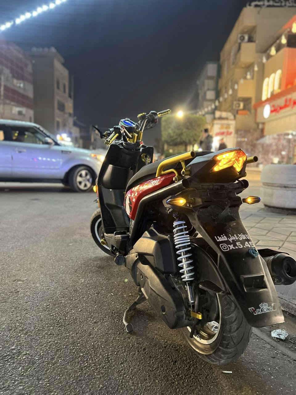 السلام عليكم جبلي للبيع دراجه مزوده مكينه ناعمه ممفتوحه دراجه حلوه وكلشي شغال بيها كفرات اصليه مكينه ارحع اكول ناعمه وتزويد بس الخارج دراجه بيها معدل يشك شك العنوان بغداد الجديده ‭0773 373 0240‬
