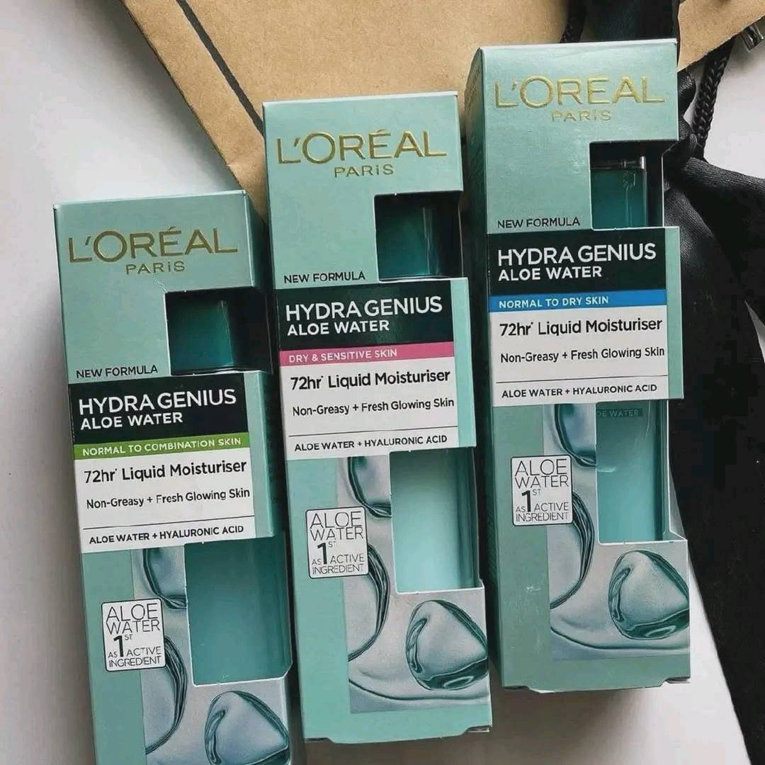 مرطب لوريال المائي
L'OREAL paris 💯 
الازرق للبشرة العادية 
الوردي للجافة والحساسة
الاخضر للدهنية والمختلطة
•مرطب مائي للوجه مستوحى من العناية بالبشرة الآسيوية.
قوام مائي يعيد ترطيب البشرة.
غني بماء الألوة وحمض الهيالورنيك.
يؤمن ترطيباً صافياً ويتغلغل مباشرة وإلى أعماق البشرة وبشكل متواصل.
يحتفظ بالترطيب حتى 72 ساعة دون إثقال البشرة.
يحافظ على نعومة البشرة ومرونتها وامتلائها وانتعاشها وإشراقتها الصحية.
مثالي للبشرة الجافة والحساسة.
يحتوي على تراكيز عالية من ماء الصبار والهايلورونك اسيد 
مثالي للاستخدام اليومي وكبرايمر قبل المكياج

العنوان المحل/ ديالى خانقين توله فروش مجاور صيدليه مازن 
متوفر خدمه توصيل 🚕  
#خانقين #الاصلي #كوزمتك #منتجات 

@


**إذا كنت صاحب هذا الإعلان وتريد حذفه لأي سبب، رجاءا أرسل رسالة إلى الدعم الفني**