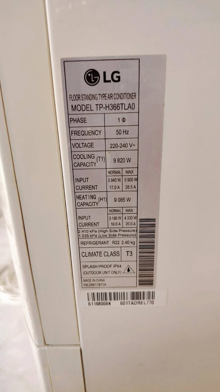 سبلت كنتوري  3 طن LG
سعرة 800 وبي مجال بيع مستعجل
ا
لعنوان البصره المعقل الابله

***********
