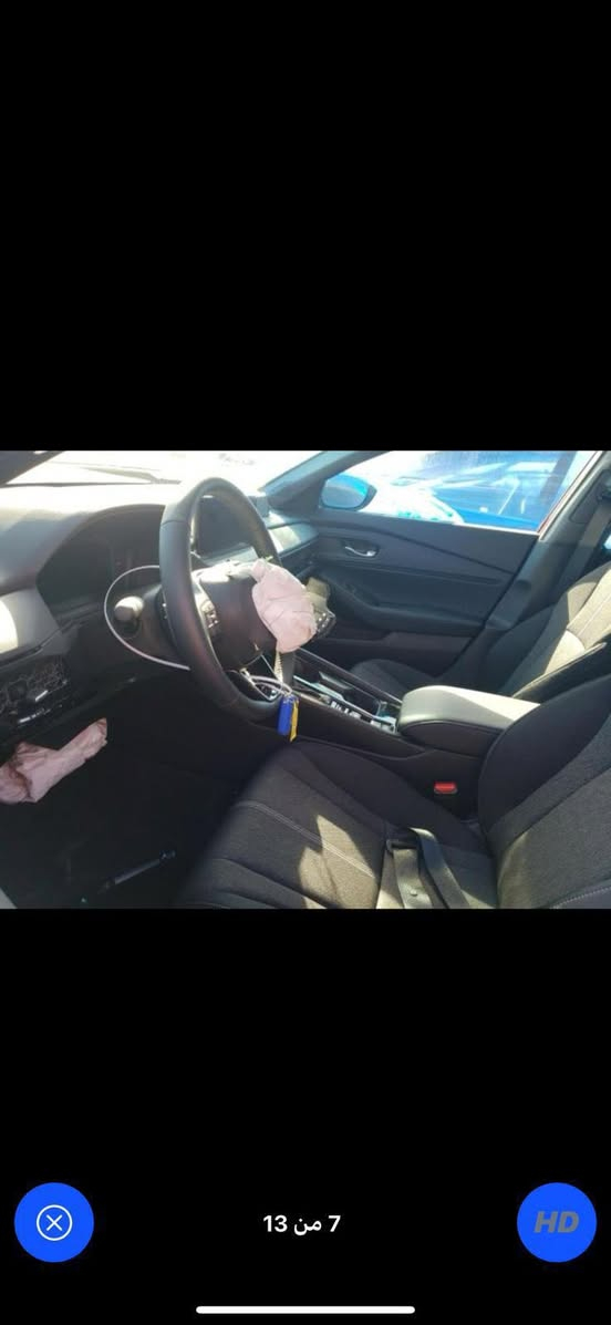 السلام عليكم هوندا اكورد للبيع 2024
فئه سبورت حادث بنيد فقط صور الحادث بل منشور 
شاشه 
فتحه 
تشغيل عن بعد 
ماشيه 52 الف كيلو حقيقي 
السعر 185 وبيها مجال 
العنوان بغداد الغزاليه 
للاستفسار 
***********
