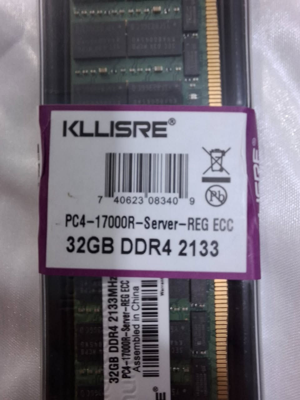 رام سيرفرات حجم 32 جيجا تردد 2133 DDR4
يرهم على بوردات الزيون
جديد لوك ع الفحص
السعر 120 الف
يوجد توصيل لكافة المحافظات بغداد, العراق


**إذا كنت صاحب هذا الإعلان وتريد حذفه لأي سبب، رجاءا أرسل رسالة إلى الدعم الفني**