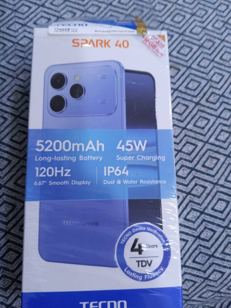 تكنو سبارك ٤٠ ذاكره ٢٥٦ نظيف جدا وصل الشراء موجود شاحنته مامستخدمه جهاز روعه السعر ١٤٠ الف البصرة, العراق


**إذا كنت صاحب هذا الإعلان وتريد حذفه لأي سبب، رجاءا أرسل رسالة إلى الدعم الفني**