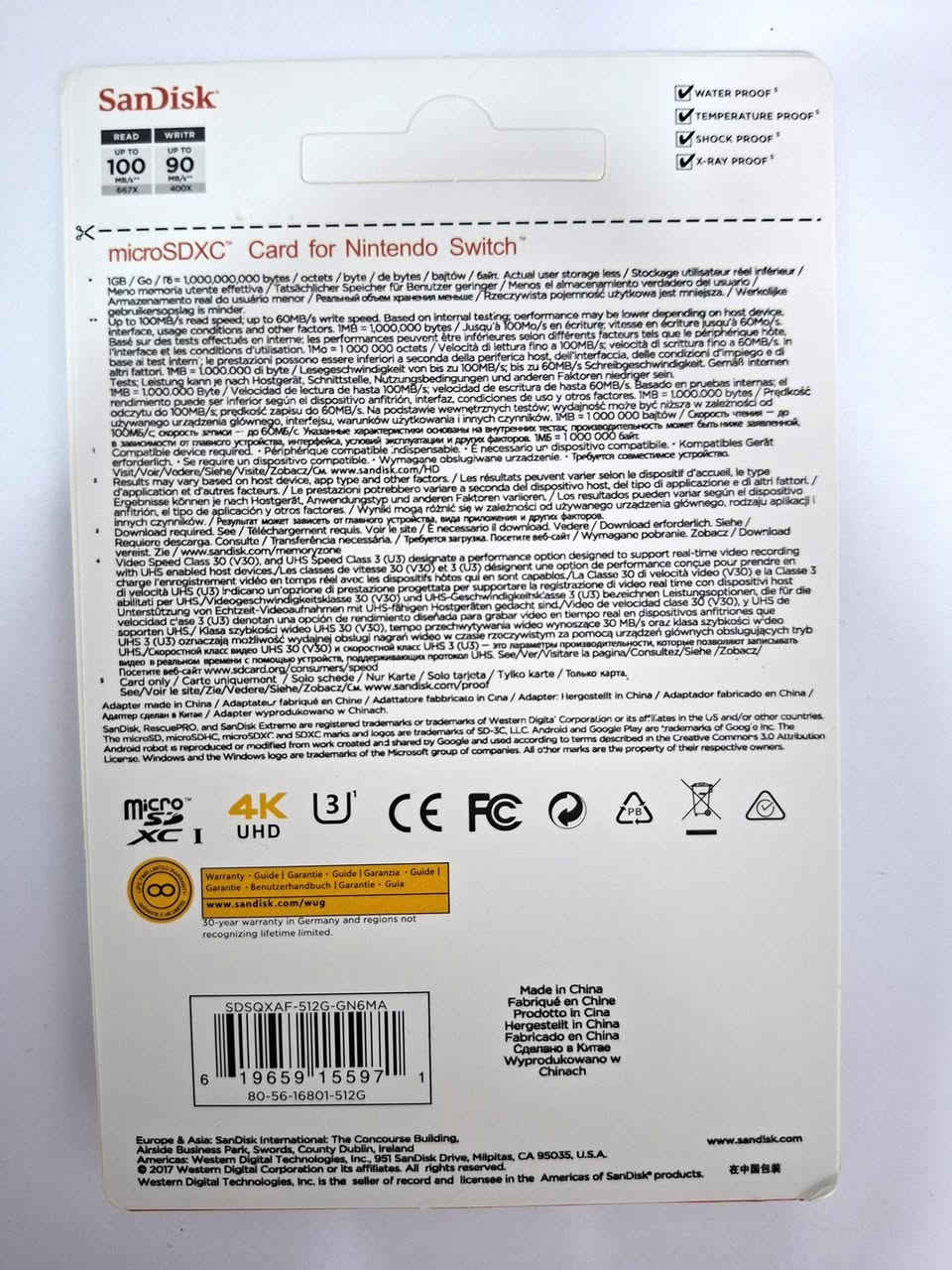 ​للبيع: ذاكرة نينتندو سويتش - النسخة الخاصة (512GB) 🎮
بطاقة ذاكرة SanDisk الأصلية، مرخصة رسمياً من شركة نينتندو. هذه هي النسخة الخاصة لعشاق لعبة Animal Crossing باللون الأخضر المميز وشعار اللعبة.
​ليش تشتري هذه النسخة؟
​مساحة خرافية: 512 جيجابايت تكفي لكل ألعابك (تنسى مشكلة الذاكرة ممتلئة).
​سرعة عالية: مصممة خصيصاً لتشغيل الألعاب بسلاسة وبدون تعليق (سرعة 100MB/s).
​نسخة أصلية: معتمدة من نينتندو لضمان أفضل أداء وحماية لجهازك.
​شكل مميز: تصميم Animal Crossing النادر (Animal Crossing Edition).
​الحالة: جديدة تماماً بتغليف المصنع (كما في الصورة).
متوافقة مع: جميع أجهزة (Nintendo Switch - Lite - OLED).
🛑جديد كبس شركه 🛑
يعمل على هواتف ستيم دك


**إذا كنت صاحب هذا الإعلان وتريد حذفه لأي سبب، رجاءا أرسل رسالة إلى الدعم الفني**