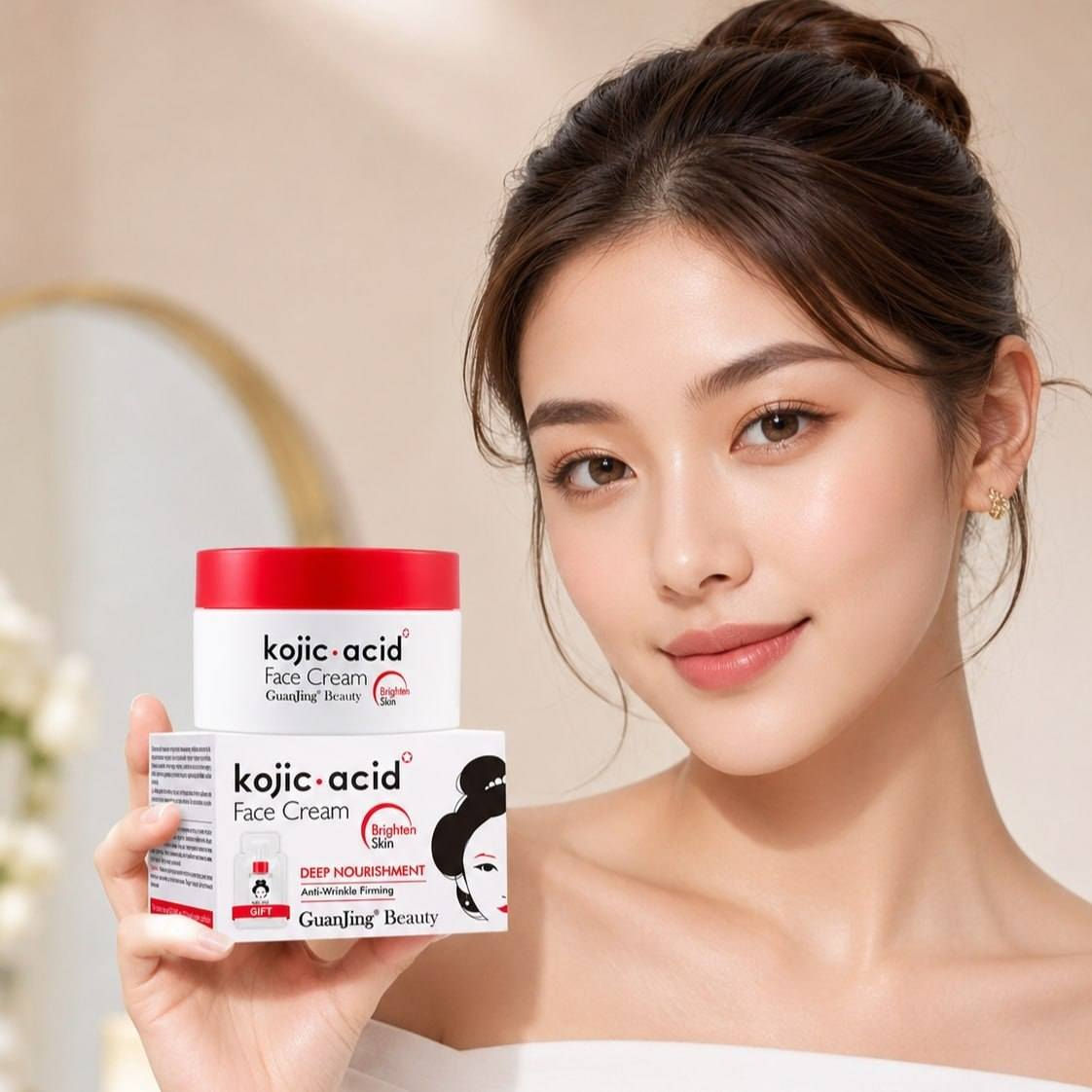 Kojic Acid Face Cream – كريم كوجك أسيد للوجه
كريم عناية للوجه من Guanjing Beauty، مذكور على العبوة أنه يساعد على ترطيب وتغذية البشرة مع عناية بمظهر التجاعيد وشدّ البشرة.

سعر الدرزن 35 الف فقط 🔥🔥💙 روابطنا الرسمية 💙
━━━━━━━━━━━━━━━
🔹 قناتنا على التليجرام
💙 https://t.me/cnvxhkkgfjlkfshklmklljfcjllhgfhk
━━━━━━━━━━━━━━━
🔹 صفحتنا على الفيسبوك
💙 https://www.facebook.com/share/1CspoQ6L4S/
━━━━━━━━━━━━━━━
🔹 حسابنا على الانستغرام
💙 https://www.instagram.com/e_o_p.90?igsh=MTk4eGduOWVvdW1ydQ==
━━━━━━━━━━━━━━━
✨ نورتونا بكل مكان ✨


**إذا كنت صاحب هذا الإعلان وتريد حذفه لأي سبب، رجاءا أرسل رسالة إلى الدعم الفني**