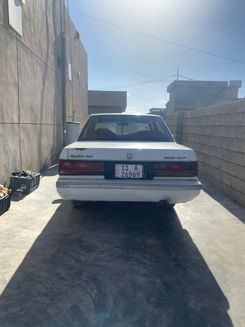 السلام عليكم سيدان موديل 1989 للبيع محرك كير بطه 2500 _رقم بغداد دولي سنوية لحد 2029 شرط التحويل
السعر 38 بيه مجال بسيط الشراي الاتصال على الرقم _*********** _العنوان-كركوك قضاء الحويجة
