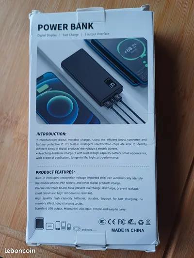 🚀 باور بانك M99 فائق السرعة
لا تخلي البطارية توقفك بعد اليوم! 🔋⚡

✨ يشحن بسرعة خرافية بقوة 66 واط
📱 شاشة رقمية ذكية توضح نسبة الشحن % بكل دقة
🔌 يدعم الشحن السريع لمختلف الأجهزة
🔋 سعة 10000mAh
🎒 تصميم عملي وسهل الحمل بكل مكان

للحجز مراسلة الصفحة📩


**إذا كنت صاحب هذا الإعلان وتريد حذفه لأي سبب، رجاءا أرسل رسالة إلى الدعم الفني**