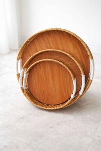 سيت طبلات ثلاثي • خوص • سطح مرمر