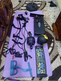 بكج تمارين • حبال مقاومة • عجلة تمارين البطن