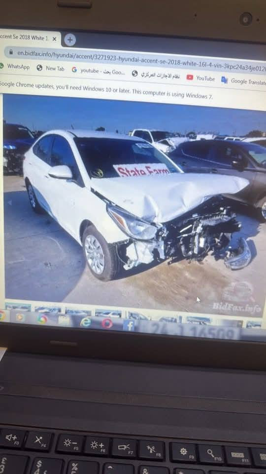 اكسنت 2018امريكي رقم نينوى
ضررهاا من امريكا مرفق بصور  وبيها بالعراق  طخه بجاملغ الخلف اليسار. مكينه وكير شرط تبريد شغال طخم تايرات جدد هيئه وغرامات صفر سنويه ماساقطه طخم تايرات جدد منظومة غاز بيها وبيها كابون بانزين  من الاخير ماتصرف ع السياره  ربع 
سعرها 115 قفلها
  للتواصل على الرقم
***********
موقع السياره موصل مشيرفه الثانيه
