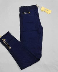 بنطلون نسائي • كتان مطاط • مقاسات ٣٦-٤٤