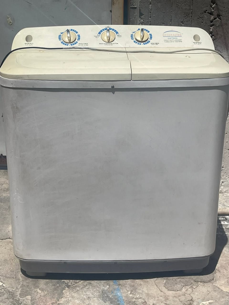 السلام عليكم. غسالات للبيع سعر اخو البلاش . شرط الشغل وفحص ونظافه بلاد . للتواصل خاص او ع رقم ***********
