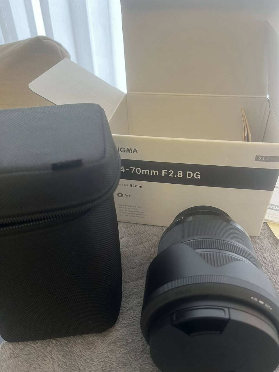 للبيع عدسة
 Sigma 24-70mm f/2.8   

العدسة جديدة 100% وغير مستخدمة أبداً
مع العلبة الأصلية وكل الملحقات

وتشتغل على كاميرات كانون 
وأيضاً على Blackmagic Pocket 6K

السعر: 1,200,000 دينار عراقي

التواصل على الخاص.


**إذا كنت صاحب هذا الإعلان وتريد حذفه لأي سبب، رجاءا أرسل رسالة إلى الدعم الفني**