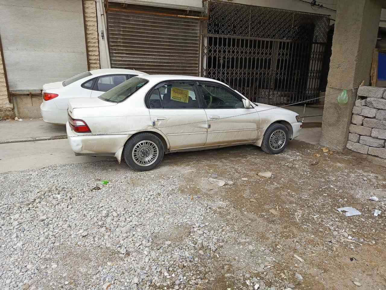 سلام عليكم للبيع سياره كورلا موديل 94رقم نينوى الماني محرك كيرشرط تبريدنقص كمبريسربيه صبغ تقريبا 3قطع بدون دواخل تأيرات جددباتري جديد كابون بانزين بيه سعره 50تفاصيل اكثر على الخاص
