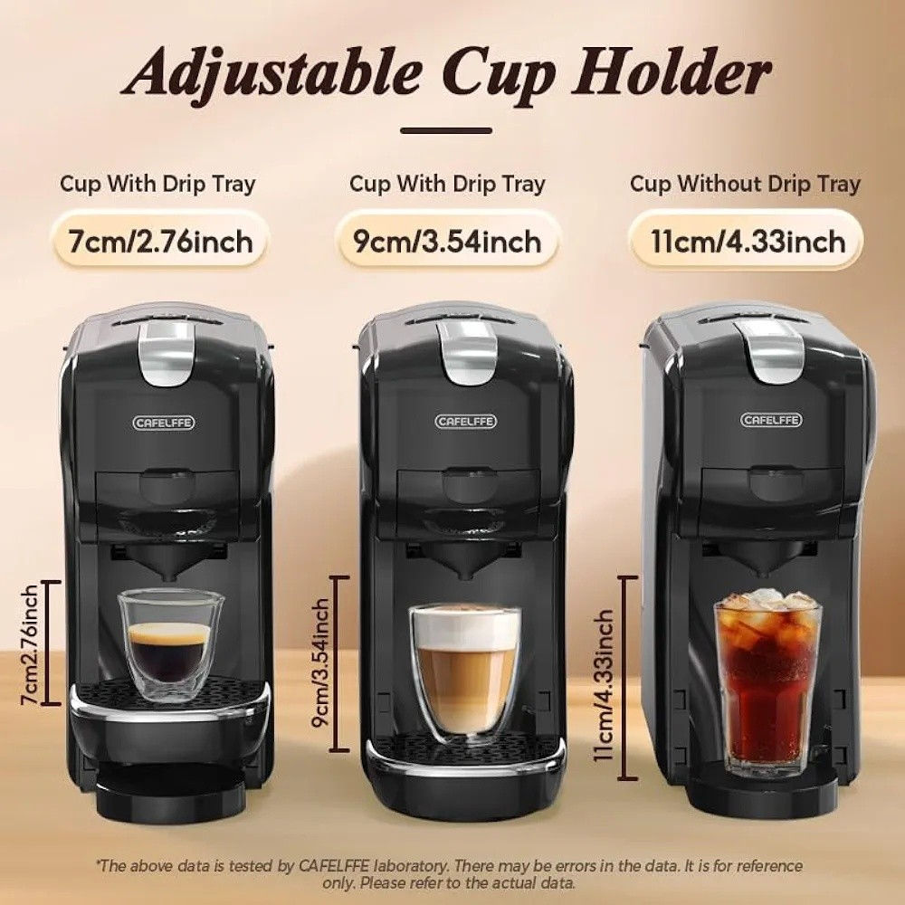 ماكينة تحضير القهوة بالكبسولات 3 في 1 من Cafelffe طراز MK-611 مع ضغط 19 بار، ارتفاع كوب قابل للتعديل، للمشروبات الساخنة/الباردة، ماكينة اسبريسو صغيرة الحجم للاستخدام المنزلي والمكتبي، متوافقة مع ان اي....
السعر 45 الف فقط.


**إذا كنت صاحب هذا الإعلان وتريد حذفه لأي سبب، رجاءا أرسل رسالة إلى الدعم الفني**