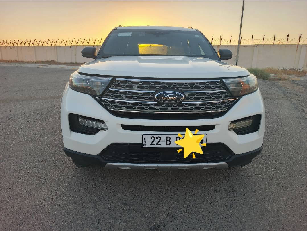 بسم الله الرحمن الرحيم
‏Ford Explorer 2022 Timberline 4WD
السياره مرقمه جاهزة هزة رقم سنوية جديد بسمي السيارة 
السعر 205$
الضرر  قطعتين تبديل  بدون دواخل جاملغ ايسر وبنيد
 وقطعتين بارد مصبوغة كلير للجمالية
عداد المسافة 129 قابل للزيادة 
اللون :  ابيض 
 حجم المحرك : 4 سلندر (2,3L تيربو )
المواصفات : Timberlin
دبل اكسل 4WD
بصمة تشغيل 
شاشة عربي 
كاميرة امامية و خلفية( 360 )
رادار قراءة سرعة الشارع 
رادار جانبي 
بلاجكتور 
حساسات 
بصمات ابواب  
باسورد ابواب 
إنارة ترحيب  في المرات
كراسي جلد زيتوني ملكي 
كراسي امامي  وخلفي تدفئة 
كراسي كهرباء 
كراسي خلفي VIP تدفئة 
صندوق كهربائي  
كشنات كهربائي 
ستيرن تدفئة 
تحكمات ستيران مع شفتات
تشغيل عن بعد 
فتح وغلق النوافذ عن بعد 
عدد المقاعد (7) راكب 
رادار  وحساس 
كشافات 
بريك بصمة Auto stop  
دبل صالنصه
مكان السيارة بيجي /اربيل
  للإستفسار اكثر اتصل ***********

