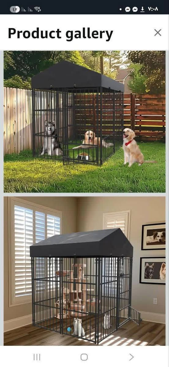 السلام عليكم قفص حديد للبيع قياساتة متر وربع * متر وربع والارتفاع ١٦٥ سم
جديد مامستعمل يرهم للكلاب الكبيرة

***********
