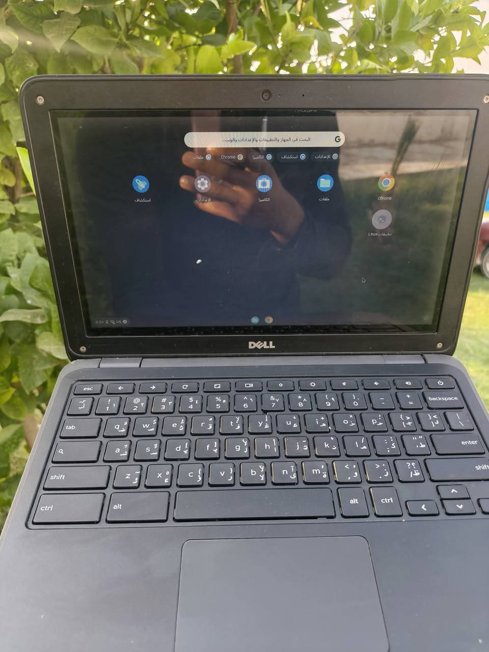 لابتوب 
للبيع: Dell Chromebook
الماركة: Dell
النظام: Chrome OS
اللون: أسود
مناسب للدراسة، التصفح، مشاهدة الفيديوهات، واستخدام الإنترنت.
الحالة: مستعمل
السعر: (55 بيها مجال) الموقع: (بلد ) للتواصل: (***********)واتساب

