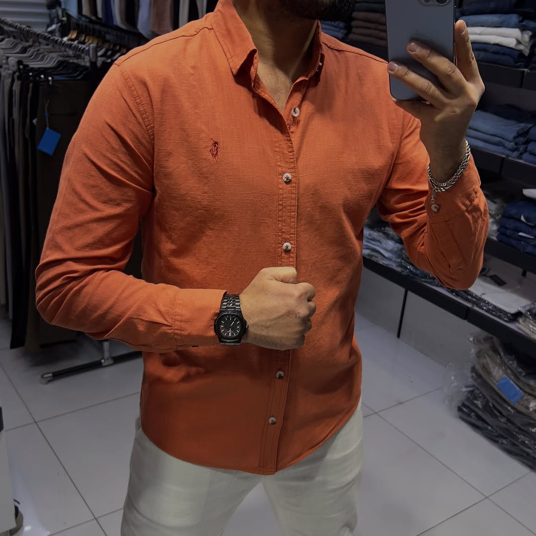 قميص ماركه خامه قطن ٥٠٪؜ للن ٥٠٪؜ متوفر(10 لون✅)
قياسات S M L XL XXL قياس المعروض L
بنطرون ماركه قياسات من 30 إلى 40 
المنشئ تركي 🇹🇷 
توصيل بغداد 5 الف  توصيل محافظات 5 الف
العنوان بغداد مول زيونه طابق الاول 
التواصل دايركت او واتساب ***********
