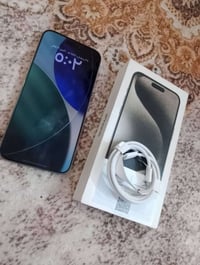 ايفون 15 برو ماكس ذاكرا 256 بطاريه 88 لا مفتوح ولا مصلح ولا بي شي نضاف...