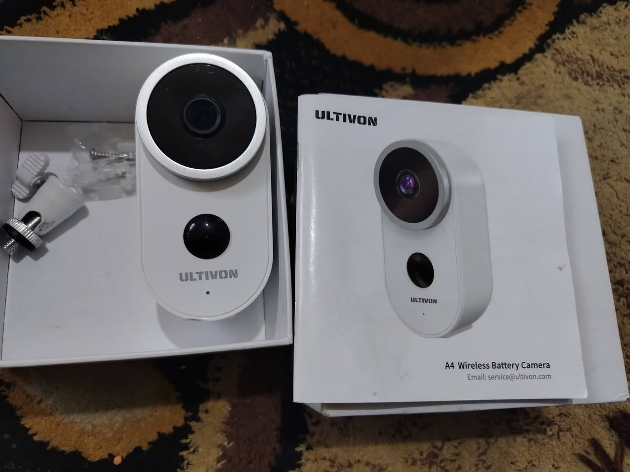 كاميرا Ultivon A4 Wireless Battery Camera اللاسلكية لفترة  حسب الاستخدام. السعر20الف
عمر البطارية (الاستخدام الفعلي): تتراوح مدة عمل الكاميرا بشحنة كاملة عادةً بين شهر إلى 4 أشهر. بعض المصادر تشير إلى مدة تتراوح بين شهرين إلى 5 أشهر. 
مدة الاستخدام النموذجية: بناءً على 10 مرات تشغيل يوميًا، يمكن أن تستمر البطارية لمدة 1 إلى 4 أشهر تقريبًا. 
وقت الاستعداد: يمكن أن يصل وقت الاستعداد للكاميرا إلى 10 أشهر. 
تمتلك الكاميرا بطارية مدمجة قابلة لإعادة الشحن بسعة 6000 مللي أمبير في الساعة. السعر20الف


**إذا كنت صاحب هذا الإعلان وتريد حذفه لأي سبب، رجاءا أرسل رسالة إلى الدعم الفني**