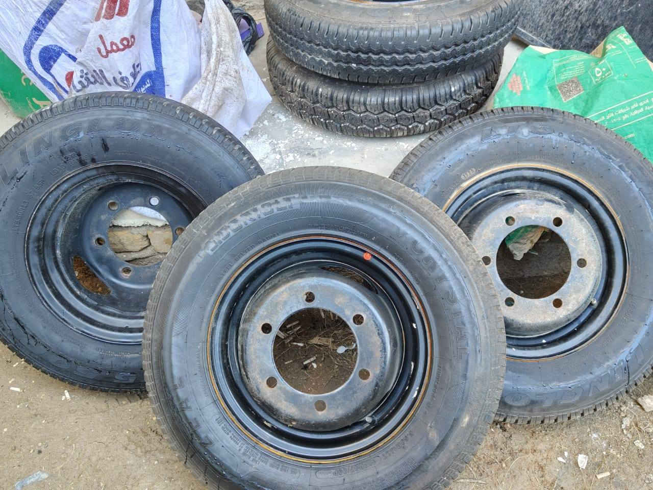 تايرات كيه فحل موديل 2024 
ماشيات 15الف 
جديدات طك الباكيت 
السعر 750الف 
العدد 10 
للتواصل ولاستفسار 
*********** ديوانية, القادسية
