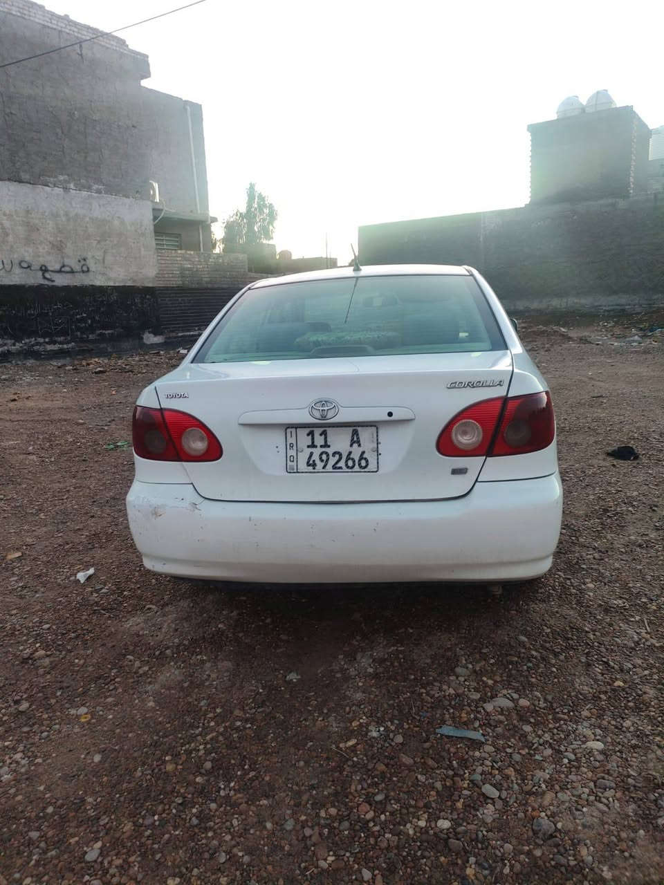 السلام عليكم ورحمه الله وبركاته 
كورلا موديل 2006مصبوغه عام للجماليه باستثناء القماره رقم بغداد باسمي كير اوتو محرك 1800 تخم تاير جديد قبل اسبوعين شديته صدر نص عمر باتري جديد تبريد ثلج شاشه تاب بلوتوث انترنت السيارة خير من الله صلوات على محمد من اخذتها لحد هذا اليوم مافاتح بنيد بس دهن وماي وبانزبن وترايك البصرة السعر 78وبيها مجال حك الجيه مكاني بغداد 
للاستفسار ***********

