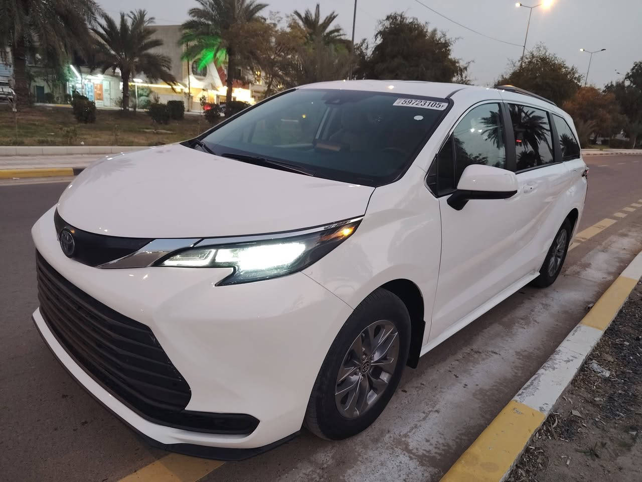 اللهم صلي على محمد وال محمد. اللهم إن كان رزقي في السماء فأنزله وإن كان في الأرض فأخرجه وإن كان بعيدا فقربه وإن كان قريبا فيسره وإن كان قليلا فكثره وإن كان كثيرا فبارك لي فيه٠
متوفر تيوتا هايبرد سينا موديل 2024 بدون ارباك ماشيه ١٥ الف كيلو مكان السياره حي حطين نفق الشرطه
 للاستفسار *********** وات ساب ومباشر
ومستعد للاجابه عن جميع الاسئله بكل رحابه صدر  
الي ميعجبه المنشور خلي يعبره ويدعيلنا بالرزق والصحه
او مراجعه شركه الناجح موقعها بغداد نفق الشرطه مقابيل مختبر الرازي
#الجميع
@إشارة
@إشارة
@الجميع
