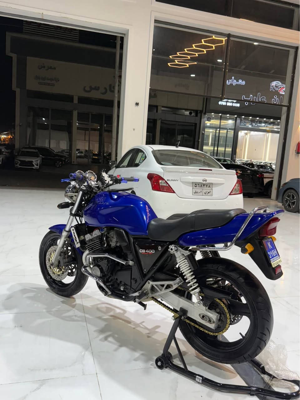 Cb400 
بو فروشتن مةكينة سةرو بن كةپس 
ناو تانكي لوك لوك 
ماتورةكة هةموو گياني بةشةرتة 
كارةبايات كلاج نوي شوين هةولير نرخ ١٦.٥٠ مجال 
*********** أربيل, العراق

