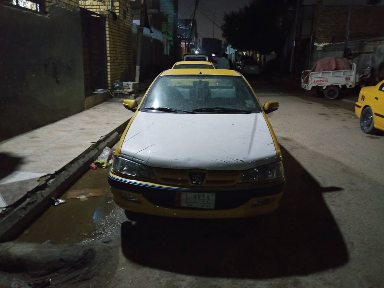 سلام عليكم سياره بيجو بارص 12 نظيفه كامله مكفولة من الضربه مكان ناصريه مركز.        الرقم ***********.    السعر 28. وبيه مجال.  كامله كبل الشارع
