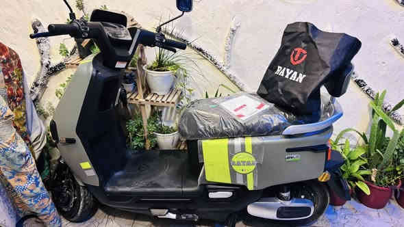 سلام عليكم ورحمه الله وبركاته دراجه شحن شركه الريان دراجه بوضعيه الزيرو استخدام اقل من شهر وصل موجود 

١- بطاريات 6
٢-نظام بارك 
٣-مثبت سرعه 
٤-اشاير يمنه يسره 
٥-لايت عالي ناصي 
٦-سرع 3 
٧- بلشحن قطار فول ❤️‍🔥🛵
٨-دراجه خير من الله 
٩- سويجات عدد 2 + بصمات عدد 2 
١٠- السرعه 50حقيقي
العنوان موصل 😻
سعر 875 درجه زيرو مماشي بس 70 كيلو 
التوصل وتساب أو خاص ***********
@الجميع***********
