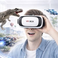 نظارة الواقع الافتراضي VR BOX للهواتف الذكية  • استمتع بمشاهدة محتوى ا...