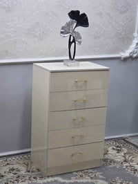 كومودي خشب • خماسي درج • ٦٠×٩٨×٤٠سم